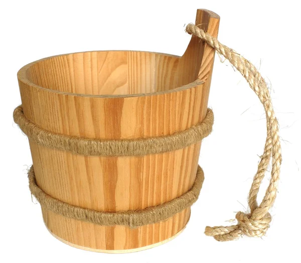 Wooden pail — Stock Photo, Image