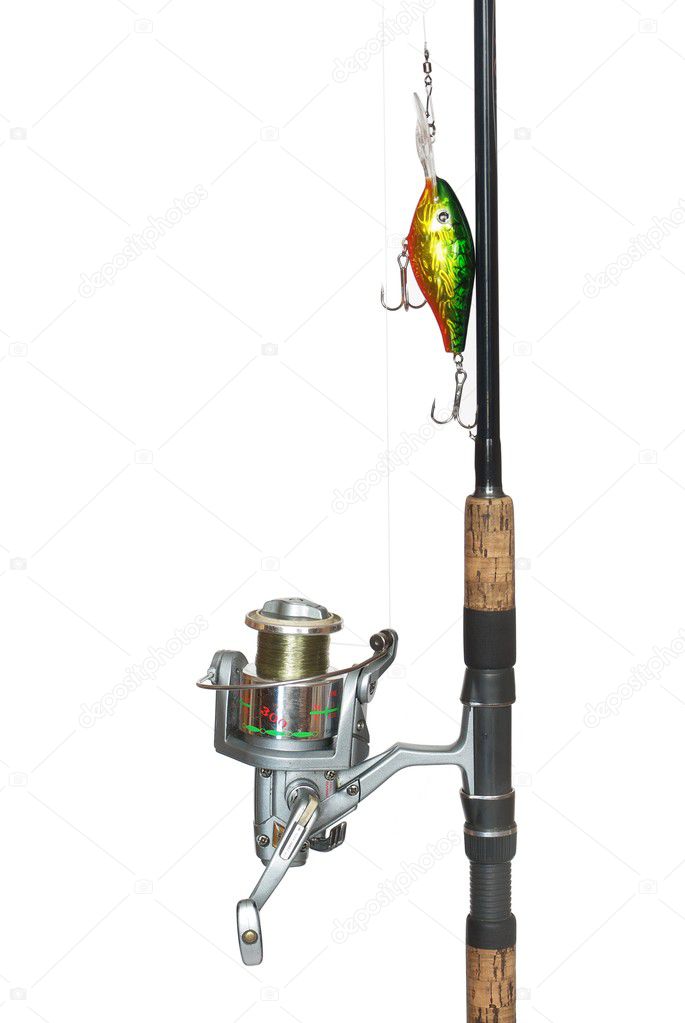 Fishing-rod from spinning-wheel Stock Photo by ©witoldkr1 5411777