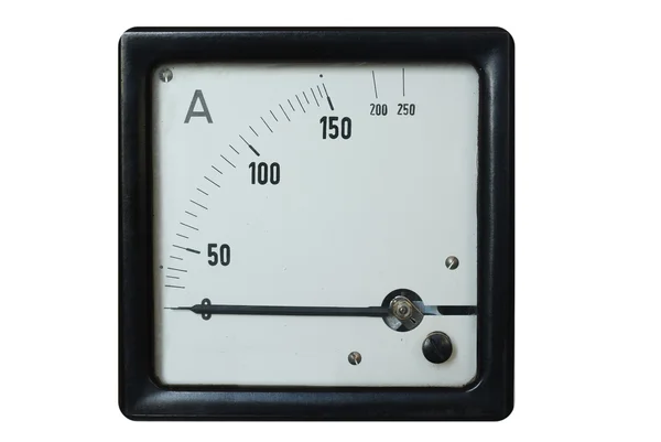 Oude ampèremeter — Stockfoto
