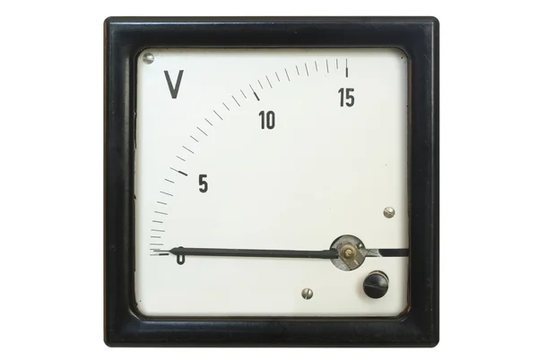 Old voltmeter — Stock Photo, Image
