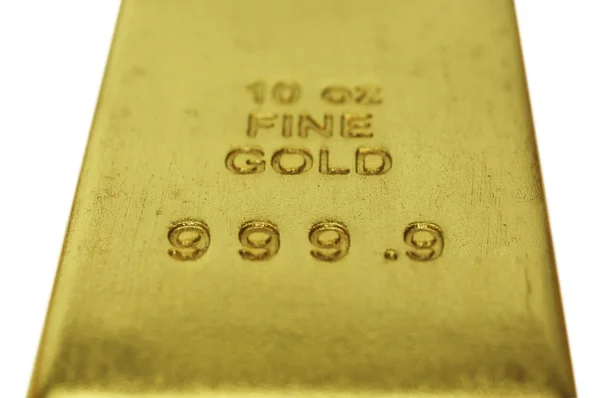 Gouden staaf — Stockfoto