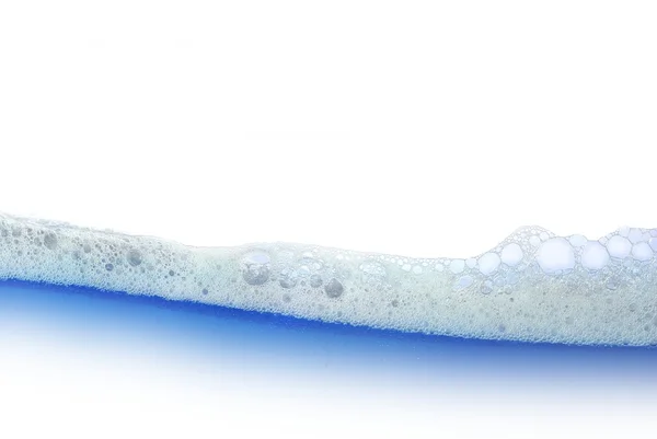 Голубая вода из пузырей — стоковое фото