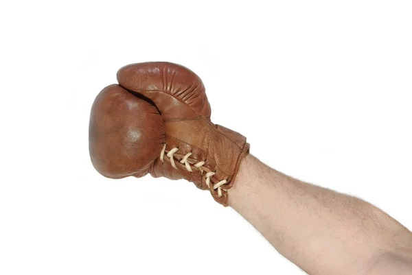 Mão de boxe - luva — Fotografia de Stock