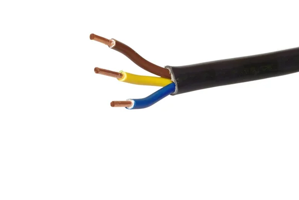 电力电缆 — 图库照片