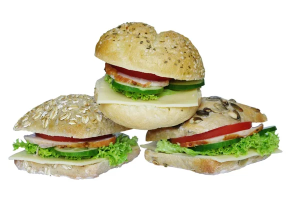 Sandwiches apetitosos — Foto de Stock