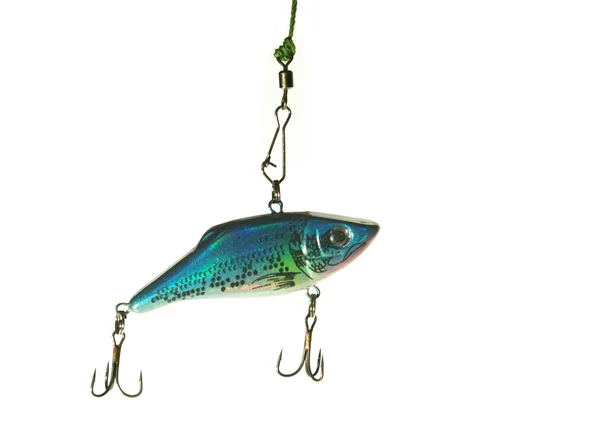Kék wobbler horgászathoz ajánljuk. — Stock Fotó