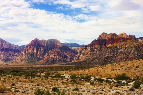 Zespoły Kolorowych Gór w Red Rock Canyon — Zdjęcie stockowe