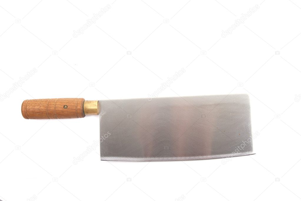 Chinese Cleaver on White
