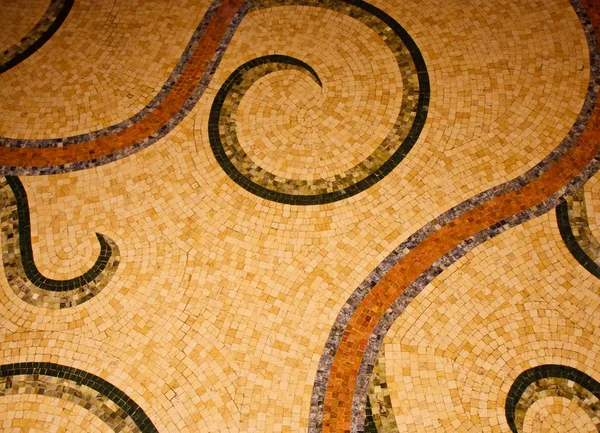 Vechiul model de pardoseală de gresie mozaic — Fotografie, imagine de stoc