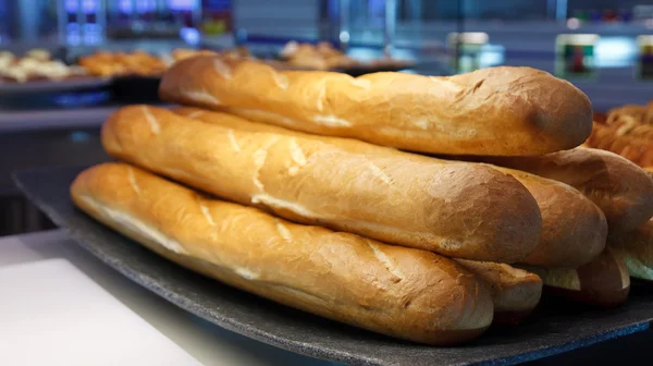 Fresh Baked Loaves of French Bread — Stock Photo, Image