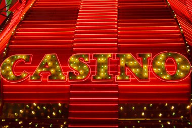 Casino ışıkları ve neon