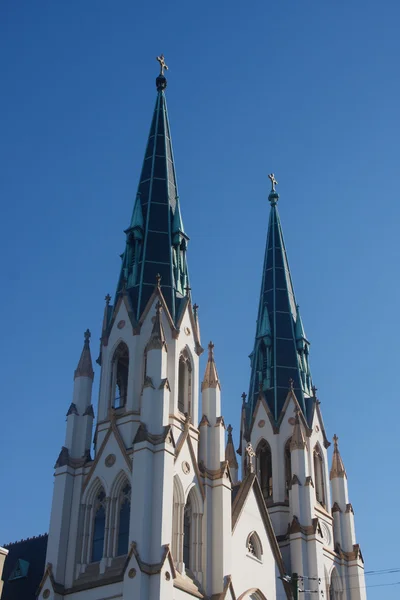 Twin Steeples στη Λευκή Εκκλησία — Φωτογραφία Αρχείου