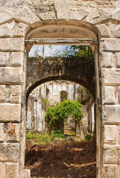 Old Arch Through Doorway — Stock Photo, Image