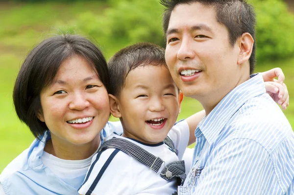 Famílias asiáticas — Fotografia de Stock