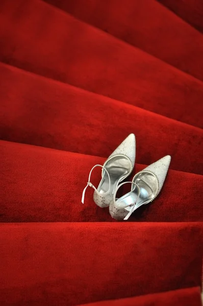 Bruids schoenen — Stockfoto