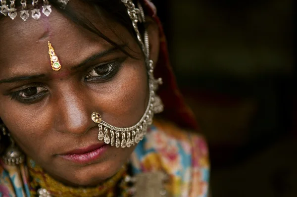 Индийская женщина — стоковое фото