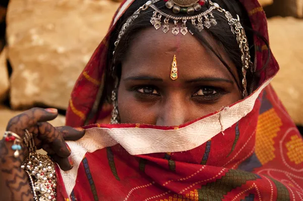 Hinduska kobieta — Zdjęcie stockowe