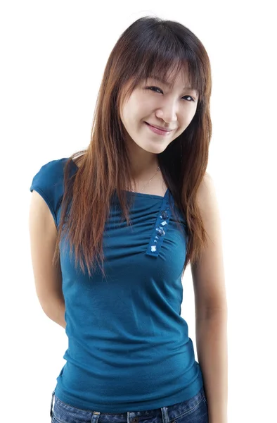 Smiling Asian female — Stock Photo, Image