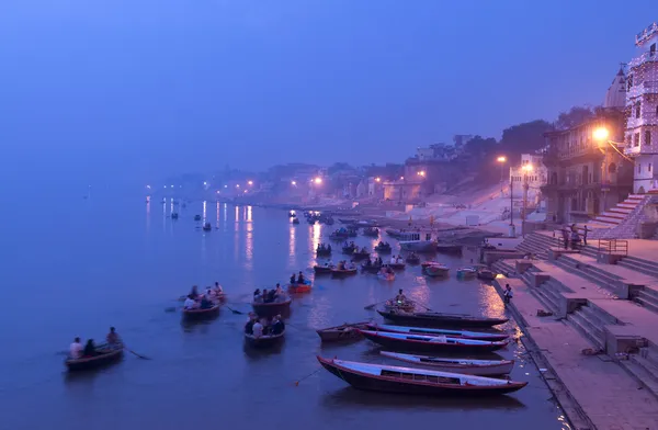 Fiume Gange Varanasi — Foto Stock