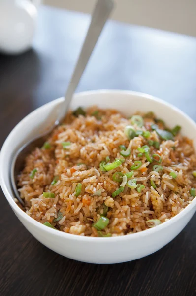 Singaporean fried rice — Stock Photo, Image