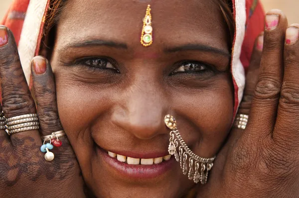 Indiase vrouw — Stockfoto