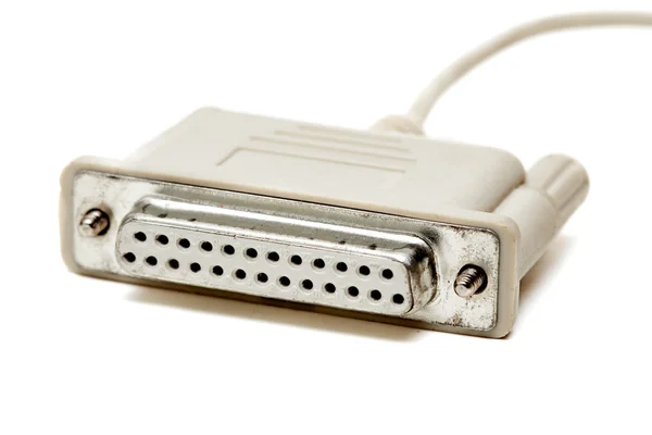 Old cable com port — Stock Photo, Image