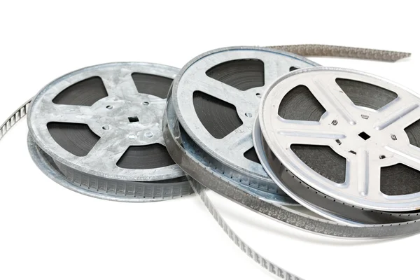 stock image Aluminium reel of film