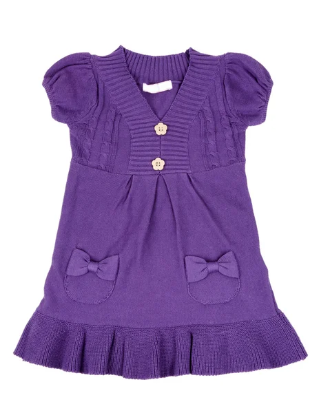 Purple knitted cardigan — Stock Photo, Image