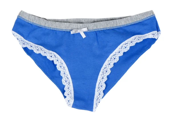 Female blue panties — Stock Photo, Image