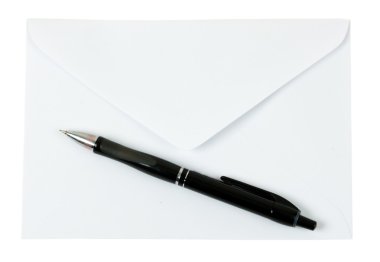 boş bir zarfla kalem