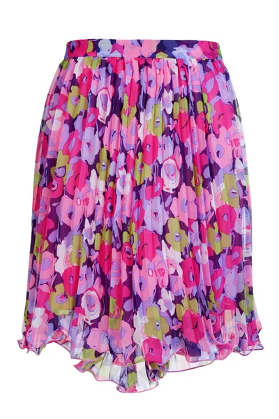 Färgade kvinnors kjol — Stockfoto