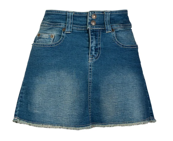 Women's denim skirt — Stock Photo, Image
