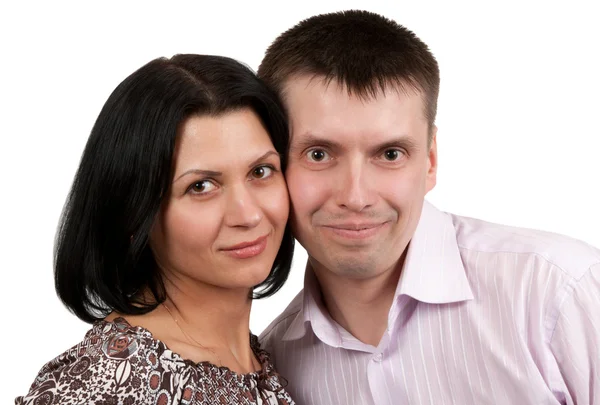 Portrét páru muž a žena — Stock fotografie