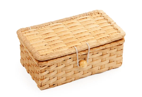 枝編み細工品ボックス — ストック写真