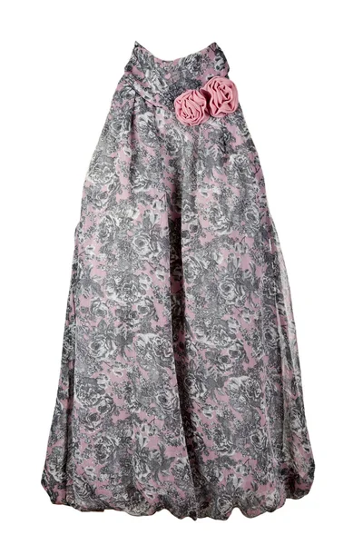 Женская блузка с розой из ткани — стоковое фото