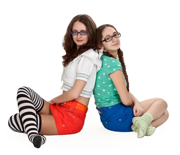 Dwie dziewczyny — Zdjęcie stockowe