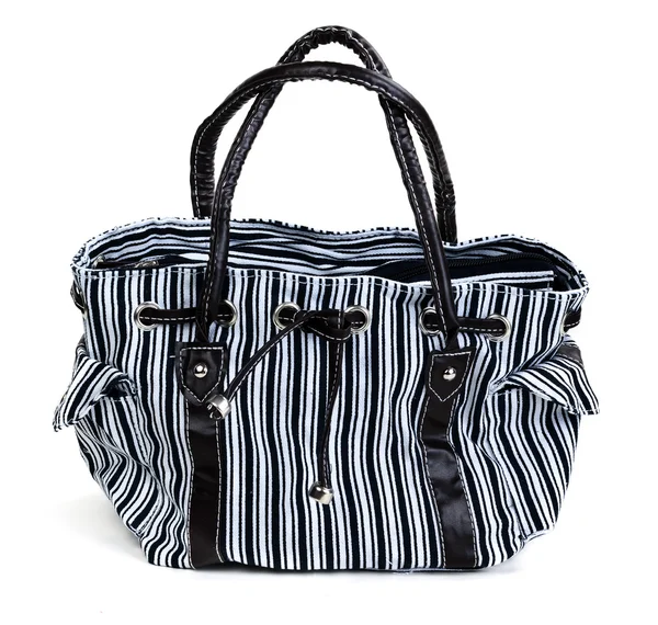 Striped female bag — Stock Photo, Image