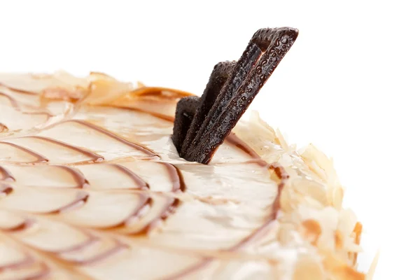 Pastel de crema con chocolate —  Fotos de Stock