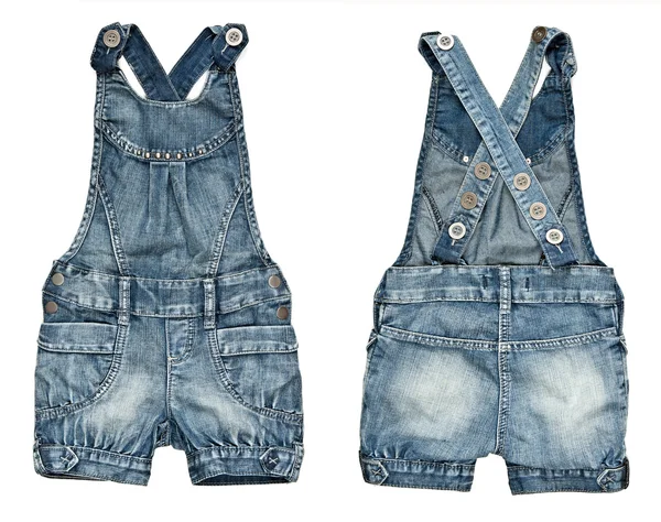 Barnens jeansshorts — Stockfoto