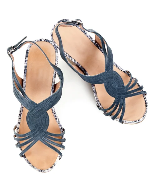 Pair of women's sandals — Stock Photo, Image