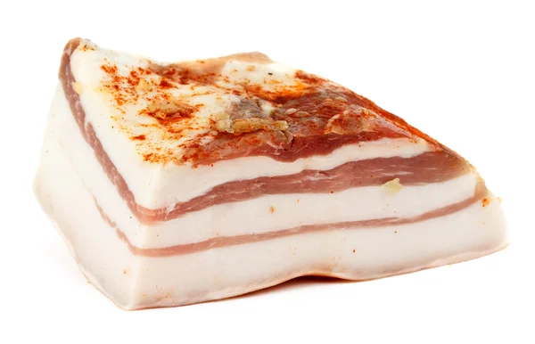 Salty bacon — Stock Photo, Image