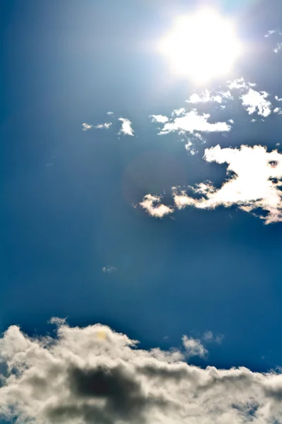 햇살 구름 하늘 — 스톡 사진