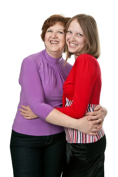 Jovem filha com sua mãe — Fotografia de Stock