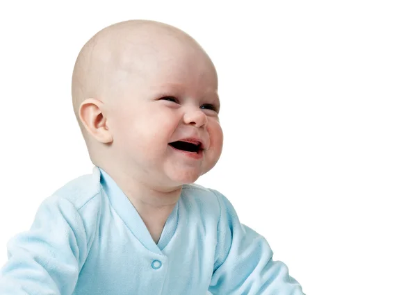 Retrato de bebê feliz e sorridente — Fotografia de Stock