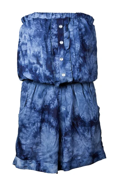 Vestido de mujer azul — Foto de Stock