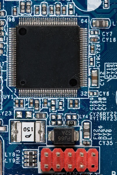 Синий чип — стоковое фото