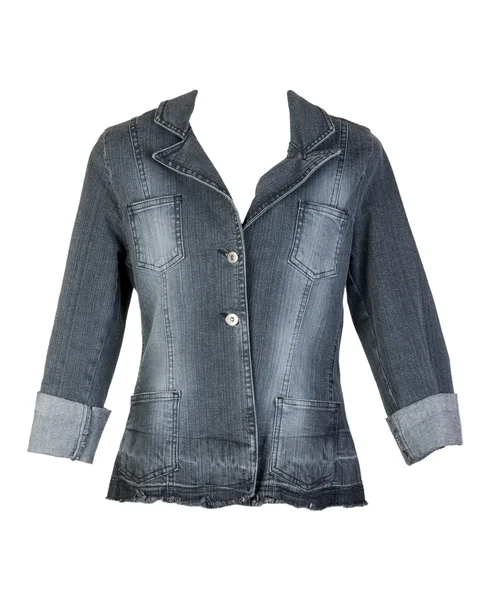 Gray jeans jacket — Stock Photo, Image