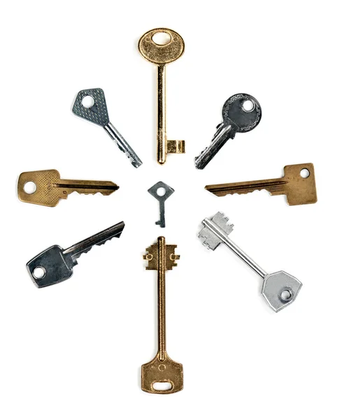 Alte Schlüssel von der Tür — Stockfoto