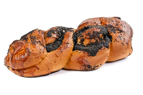 美味面包和罂粟种子 — 图库照片