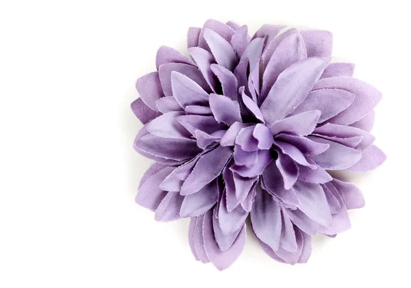 Fialový květ z tkáně — Stock fotografie